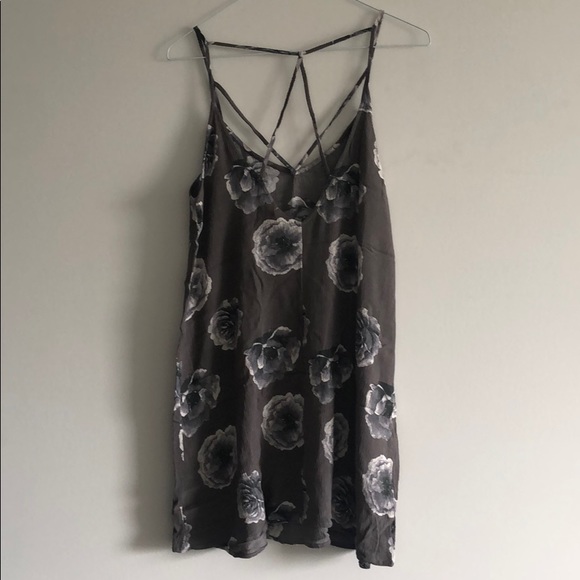 Grey floral dress - Picture 3 of 3